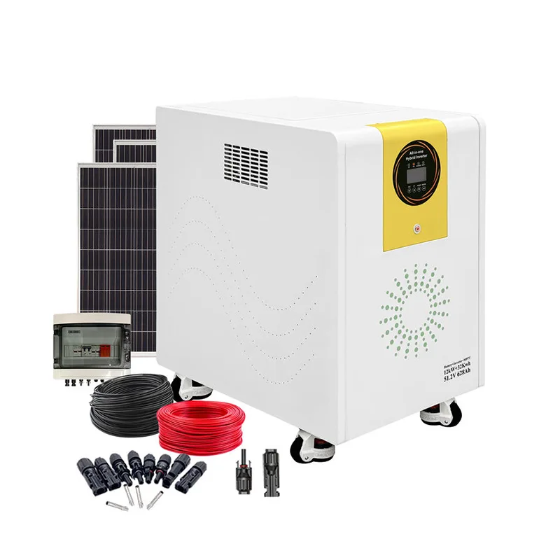 Perkakas Rumah MPPT Luar Grid 12kw Inverter 32kwj Bateri